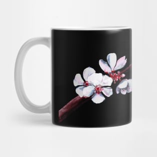 Cherry Blossom Flowers Watercolor Painting Mug